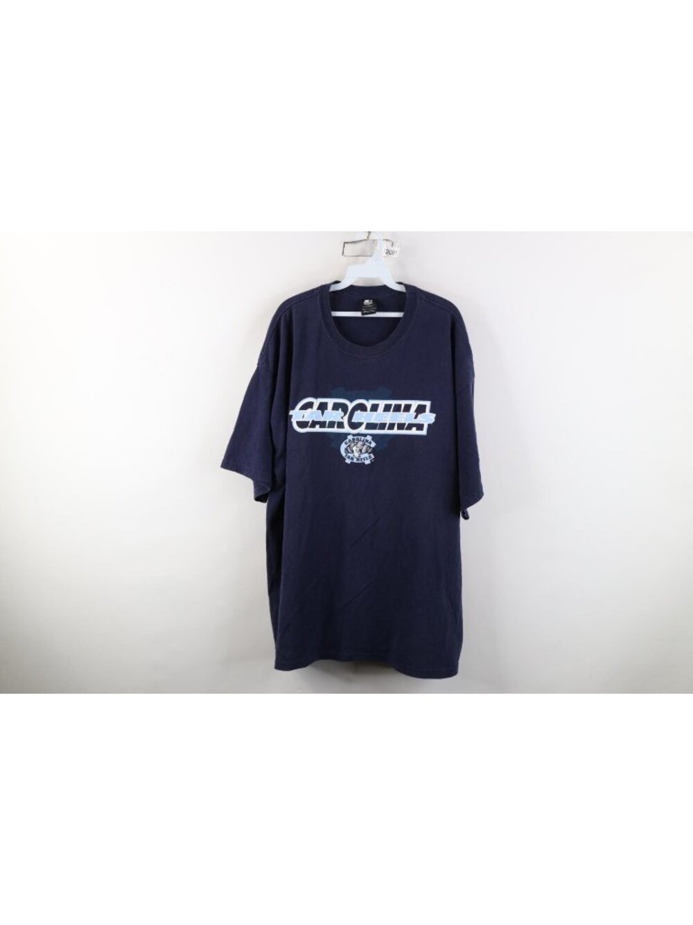 Vintage 90s Starter Mens XL Sun Faded University of North Carolina T-Shirt Blue